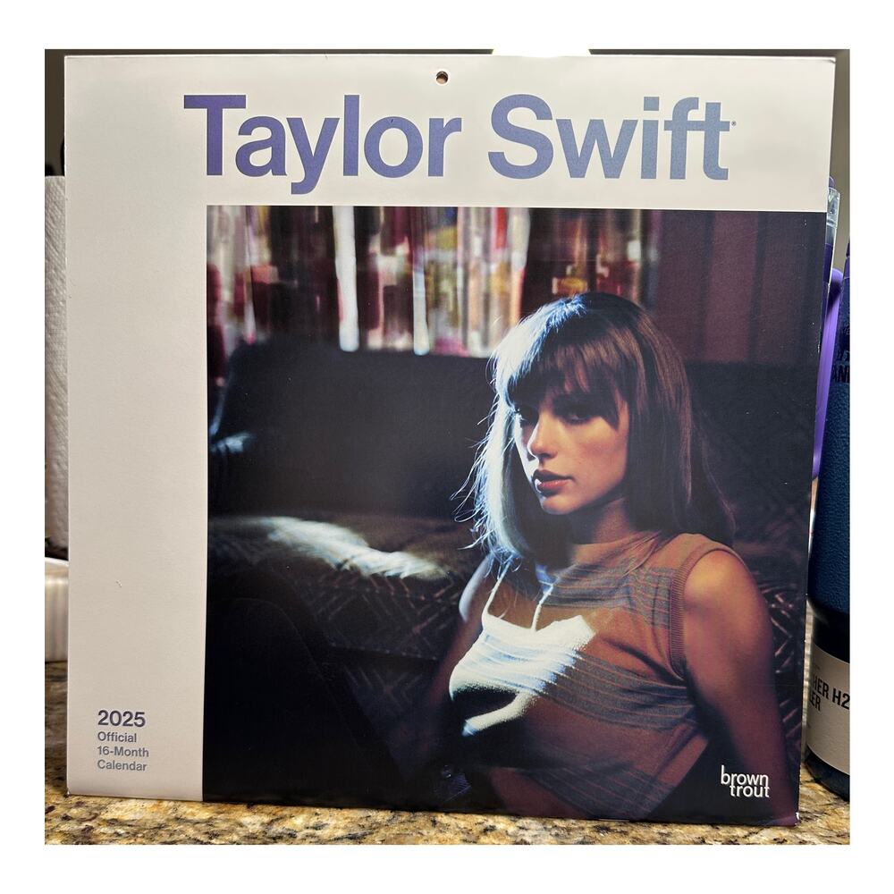 Taylor Swift 2025 Official 16-Month Wall Calendar COLLECTIBLE! SEALED; MIDNIGHTS